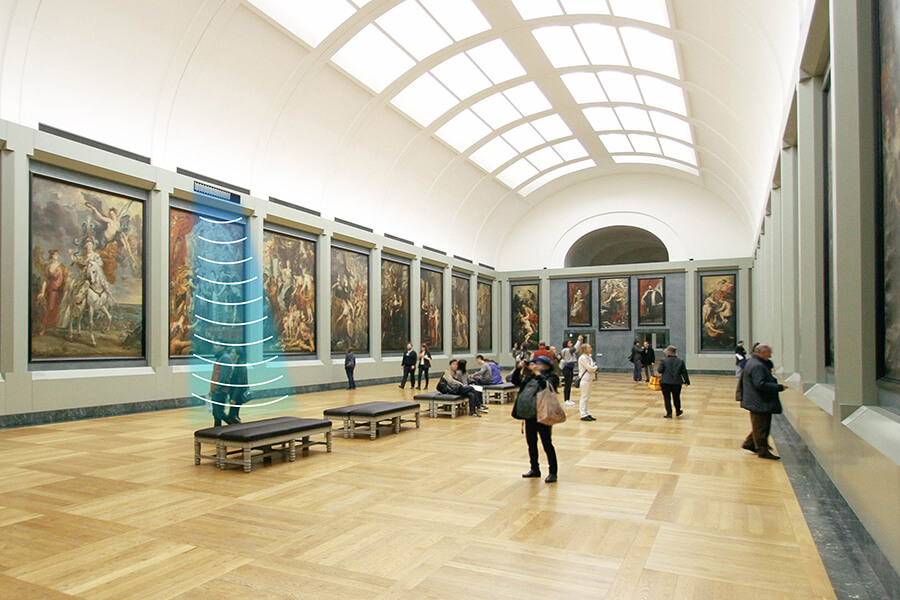 Directional speakers for deals museums