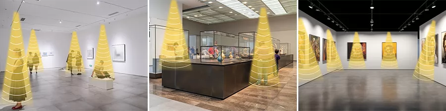 Directional Speaker in Museum & Gallery