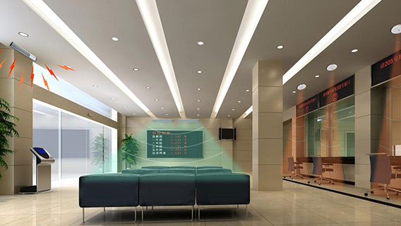 Bank Aplication Directional Technology Combined With TV Screen/LED screen