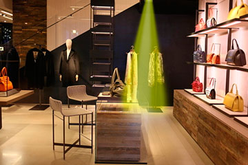 Super Directional Speaker in Luxury Store