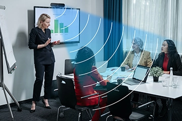 Super Directional Speaker in Telephone/Video Conference