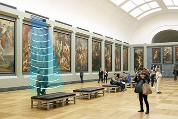 Super Directional Speaker in Museum & Gallery